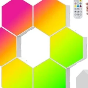 LAMPE RYUKAI 6PCS RGB MURALE STYLE HEXAGON + WIFI VOICE REACT