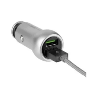 Ldnio Chargeur Auto C401 – Avec USB Micro – Câble 1M – Gris