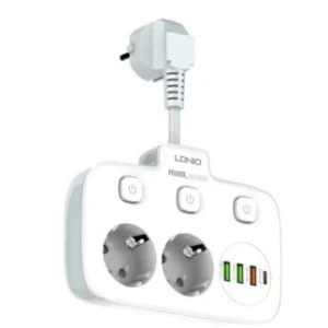 LDNIO SE2435 2 PRISES + 3 USB 2500W