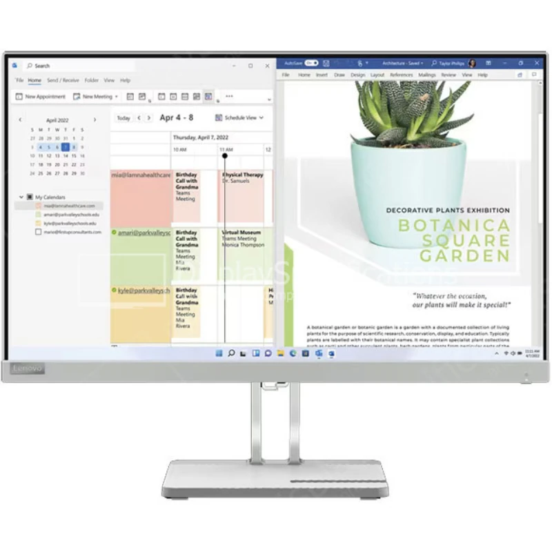 Lenovo L24e-40 23.8″ – Écran 1600 x 900 à 60 Hz avec Haut-Parleurs Intégrés – Image 2