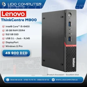 Lenovo ThinkCentre M900 I5-6500 - 16 Gb - 512 Gb SSD
