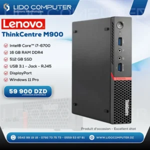 Lenovo ThinkCentre M900q i7-6700 - 16 Gb - 512 Gb SSD