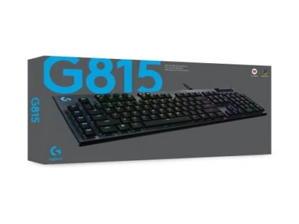 LOGITECH MECHANIQUE SANSFIL G815 LIGHTSPEED RGB BLACK