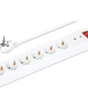 MANHATTAN 06xPRISES 02M ETANCHE IP20 BLANC