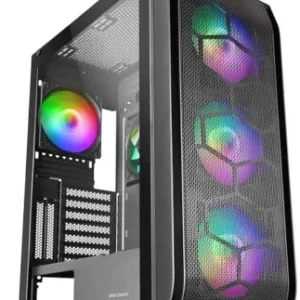 MARS GAMING MC-KX BLACK E-ATX 5 x 12CM ARGB FAN