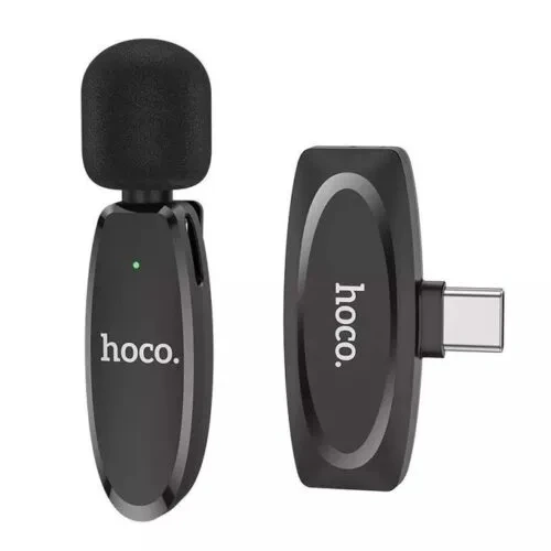 MICROPHONE SANS FIL TYPE-C+ LIGHTING HOCO L15