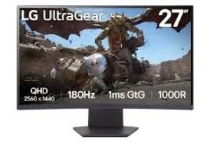 MONITOR LG 27 GS60QC 2K / CURVED 1000 / 180HZ / 1MS