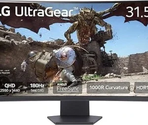 MONITOR LG 32P GS60QC 2K/SRGB 99%/CURVED/ 180HZ/ 1MS/
