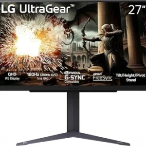 MONITOR LG GS75Q-B 27P 2K/180HZ / 1MS