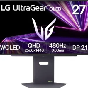 MONITOR LG ULTRAGEAR 27GX790A-B GLOSSY OLED 1440P 2K 480HZ 0.03MS