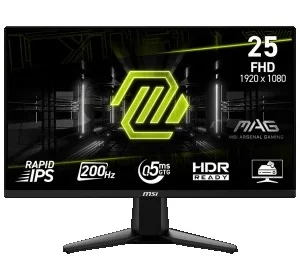 MONITOR MSI MAG 255F E20 25'' RAPID IPS/200HZ/0.5MS/HDR/FHD