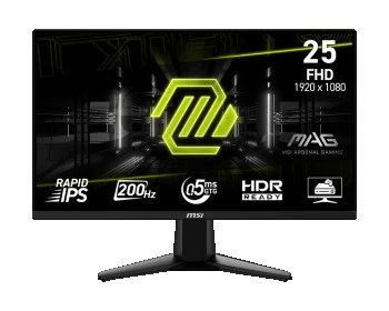 MONITOR MSI MAG 255F E20 25'' RAPID IPS/200HZ/0.5MS/HDR/FHD