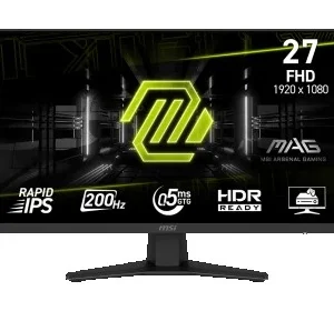 MONITOR MSI MAG 274F 27'' RAPID IPS/200HZ/0.5MS/HDR/FHD/AI-V