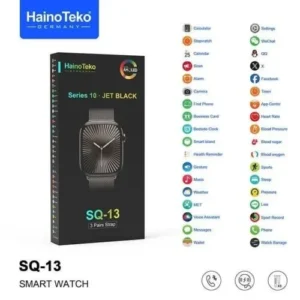 MONTRE SMRAT WATCH HAINO TEKO SERIE10 JET BLACK  SQ13