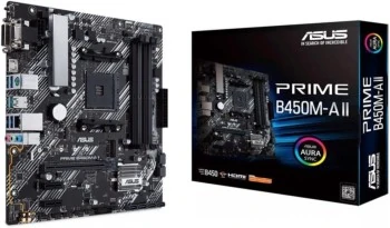 MOTHERBOARD AMD AM4 ASUS PRIME B450M-K II RGB