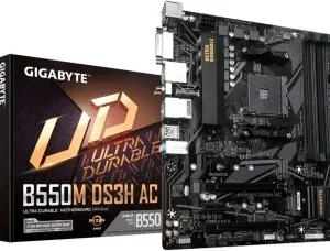 MOTHERBOARD AMD AM4 GIGABYTE B550DS3H AC (rev. 1.4)