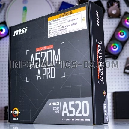 MSI A520M-A PRO MOTHERBOARD