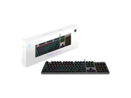 MSI FORGE GK310 GAMING RGB RED SWITCH BLACK
