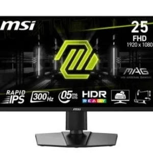 MSI MAG 255PXF 25″ 300HZ FHD IPS 0.5MS HDR ROTATIF BLACK TVD