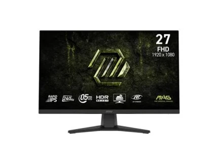 MSI MAG 272F X24 27″ 240HZ FHD RAPID IPS 0.5MS HDR READY TVD HDMI X2 DP 1
