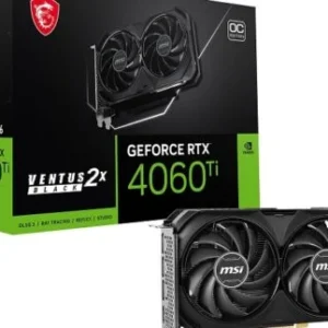 MSI RTX4060 TI VENTUS 2X 8GB OC BLACK