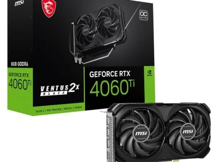 MSI RTX4060 TI VENTUS 2X 8GB OC BLACK