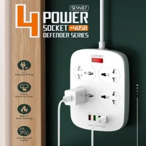 MULTIPRISE 4 POWER SOCKET + 4 USB SC4407