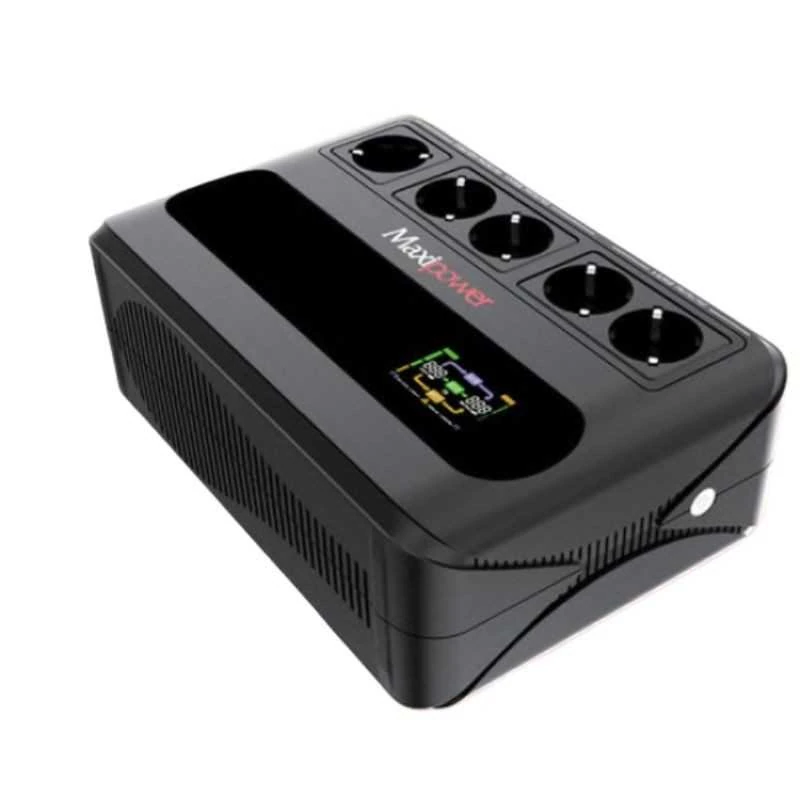 Onduleur MAXIPOWER IMO 850VA-1 avec AVR – 5 Prises Protégées – UPS Haute Performance – Image 2