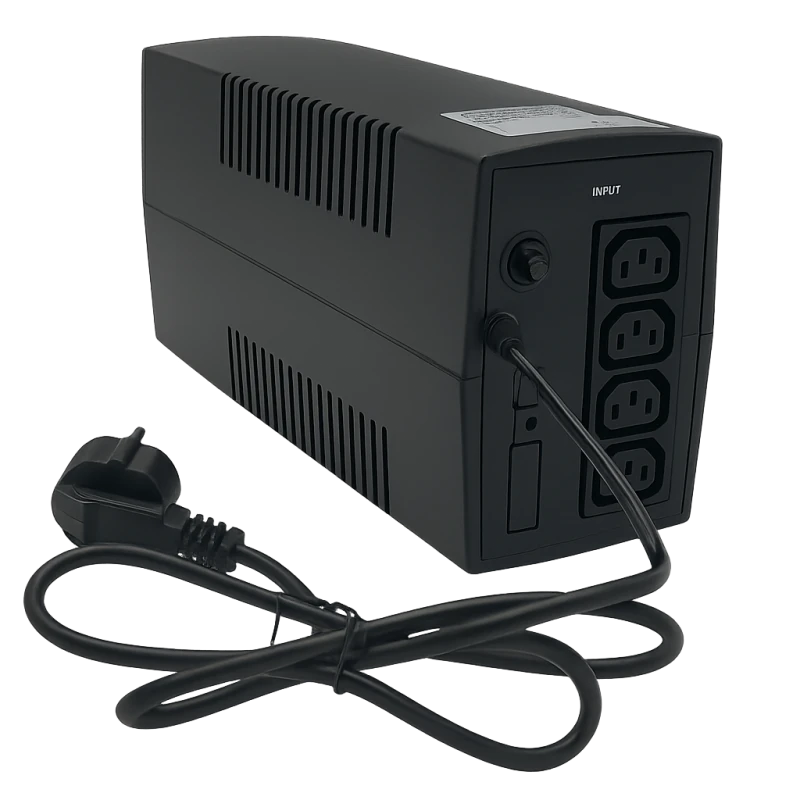 Onduleur SCOM 650 VA / 230 W – Technologie Ligne Interactive AVR – 4 Prises Secteur – Image 2
