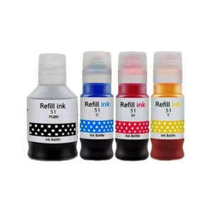 Pack 04 Bouteilles D'encre Compatible Canon