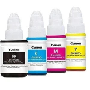 PACK BOUTEILLE D’ENCRE CANON IINKJET 490 (BK-MG-CYN-YL) G2411/G2420
