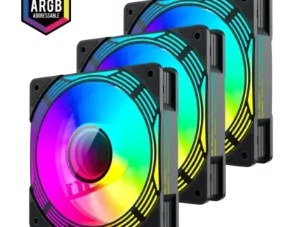 PACK VENTILLATEUR GAMEMAX KF300R BLACK ARGB REVERSE