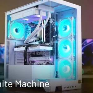 PC Gamer 2025 Edition | FPS White Machine | Ryzen 7600X / RX 6600 / 32GB DDR5