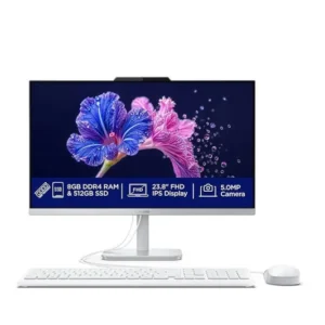 Pc Tout-en-un Lenovo A100 i3-N305 - 8 GB - 512 GB SSD  23.8'