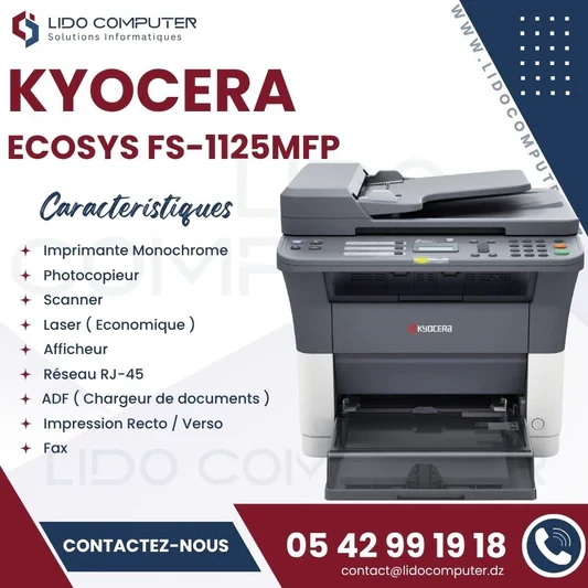 - Photocopieur Kyocera Ecosys FS-1125MFP