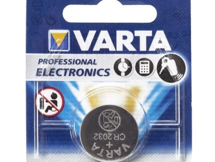 PILE CARTE MERE CR2032 VARTA LITHIUM 3V