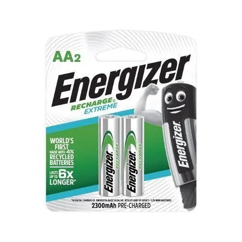PILE ENERGIZER RECHARGE EXTREME AA 2P