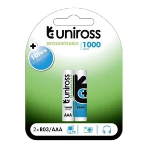 PILE UNIROSS RECHARGEABLE AAA 1000 SERIES