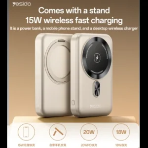 POWER BANK YESIDO YP60 WIRELESS FAST CHARGE 10000 MAH 15W