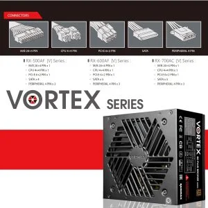 PSU RAIDMAX VORTEX 700W 80PLUS BRONZE – Image 5