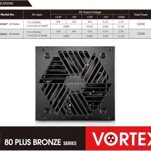 PSU RAIDMAX VORTEX 700W 80PLUS BRONZE – Image 6