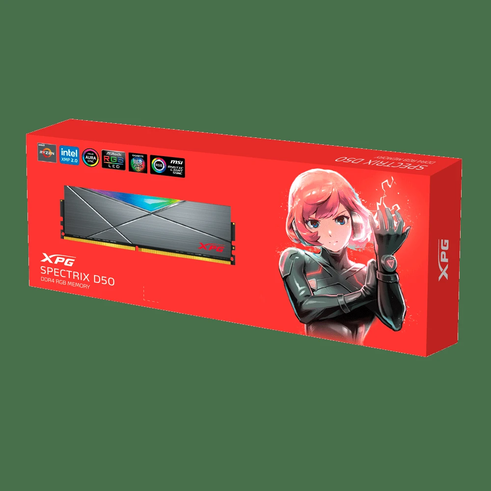 RAM XPG SPECTRIX 16GB DDR4 3200MHZ D50 CL16 (UNIQUEMENT EN CONFIGUE) – Image 4