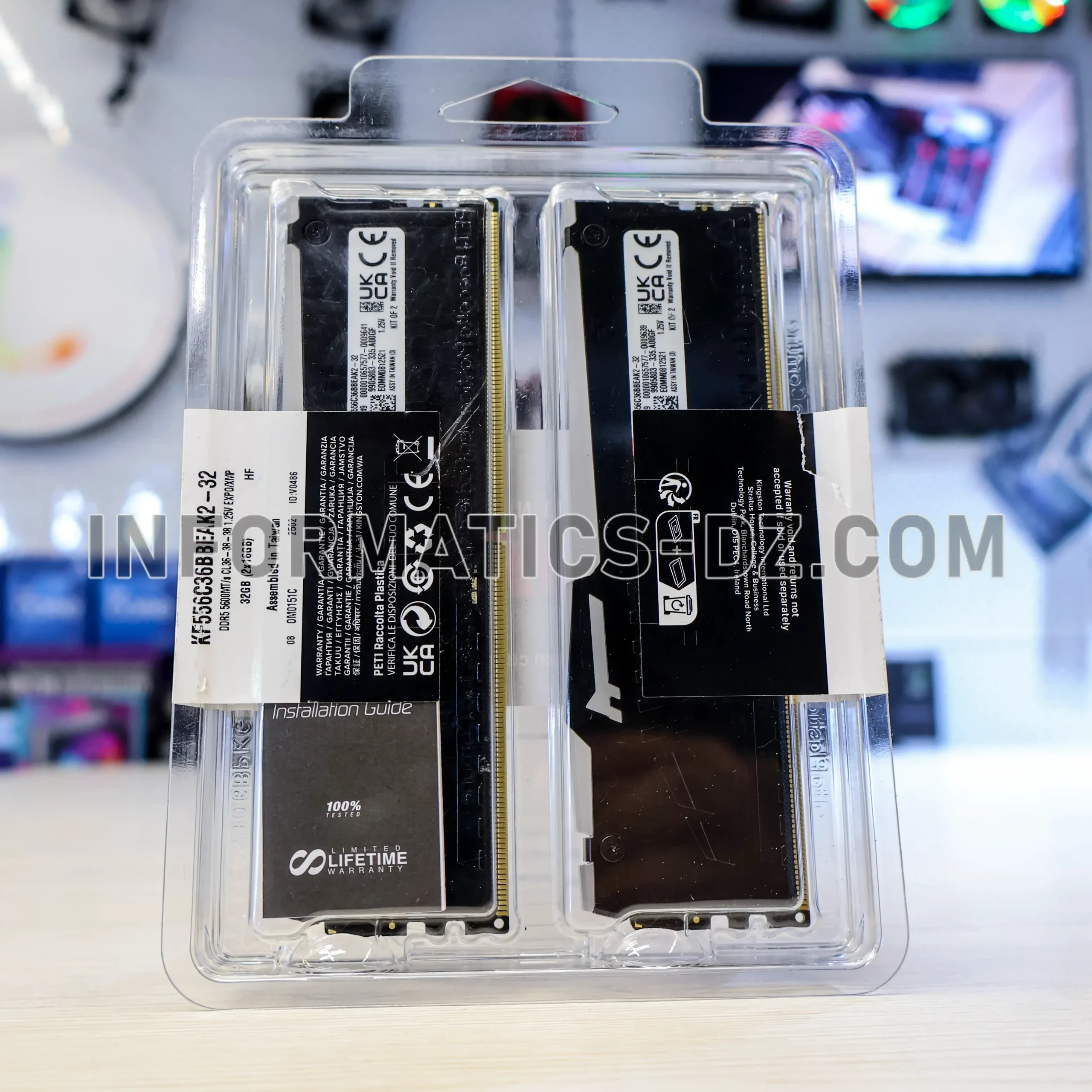 RAM Kingston FURY Beast 16GB 5600Mhz DDR5 RGB