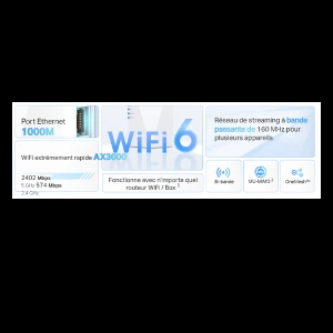 Répéteur TP-Link RE700X WiFi 6 AX3000 – Image 3