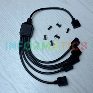 RGB CABLE EXTENSION 3+4 PIN 1 TO 5 PORT