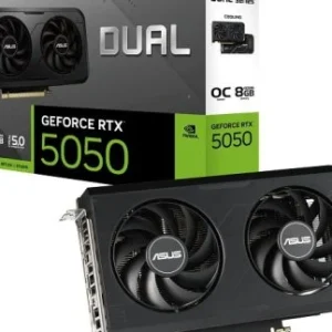 RTX 5050 08GO GDDR6 ASUS DUAL SERIES TVD CONFIG (7% POUR CEUX QUI VEULENT L’ACHETER SEULE)