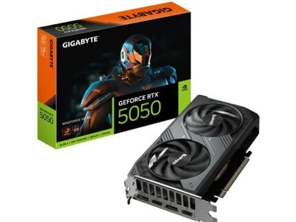 RTX 5050 8GO GDDR6 GIGABYTE WINDFORCE OC 2X