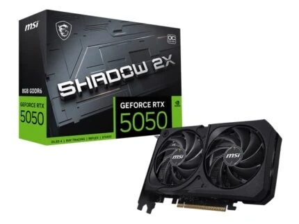 RTX 5050 8GO GDDR6 MSI SHADOW BLACK