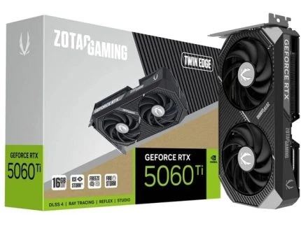 RTX 5060TI 16GO GDDR7 ZOTAC TWIN EDGE TVD CONFIG (7% POUR CEUX QUI VEULENT L’ACHETER SEULE)