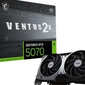 RTX 5070 12GB VENTUS 2X OC GDDR7 TVD CONFIG (7% POUR CEUX QUI VEULENT L’ACHETER SEULE)
